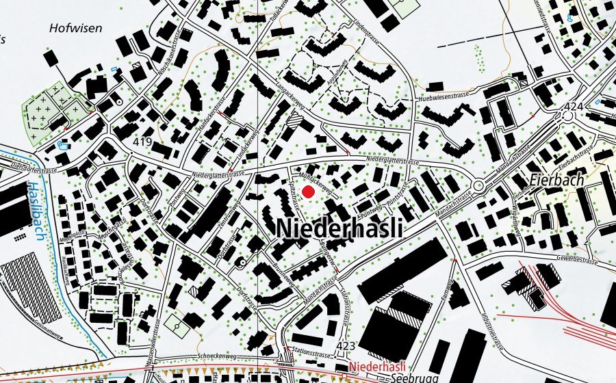 Map showing the location of Kindergarten Spitz (Kindergarten)