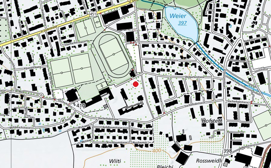 Mappa con la posizione di Kindergarten Stacherholz (Scuola dell’infanzia)