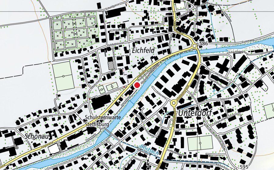 Carte indiquant l’emplacement de Kindergarten (École enfantine)