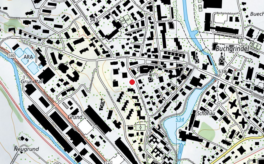 Mappa con la posizione di Kindergarten Stegen (Scuola dell’infanzia)