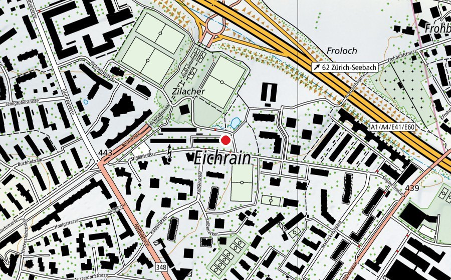 Mappa con la posizione di Kindergarten Stiglen (Scuola dell’infanzia)