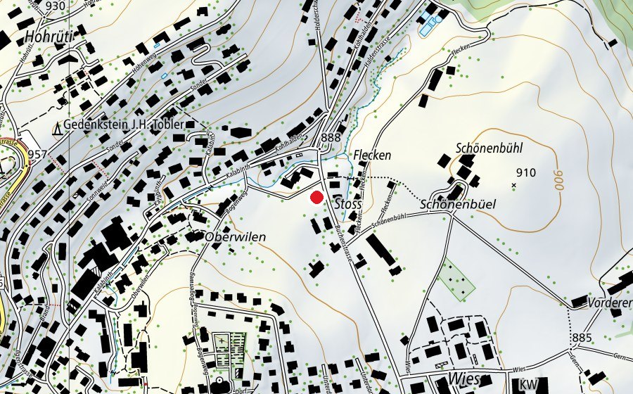 Mappa con la posizione di Kindergarten Stoss (Scuola dell’infanzia)