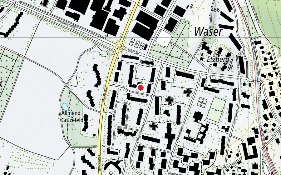 Map showing the location of Kindergarten Sülacker (Kindergarten)