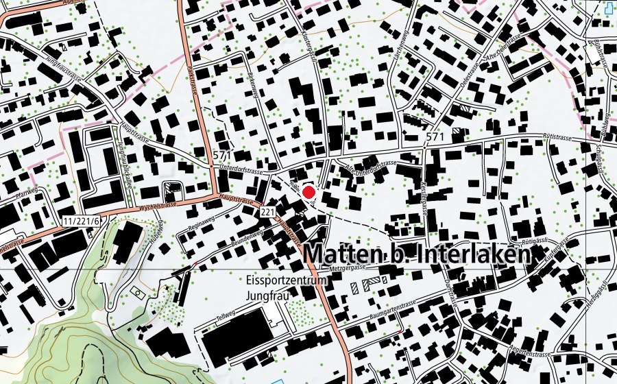 Mappa con la posizione di Kindergarten Unterdorf (Scuola dell’infanzia)