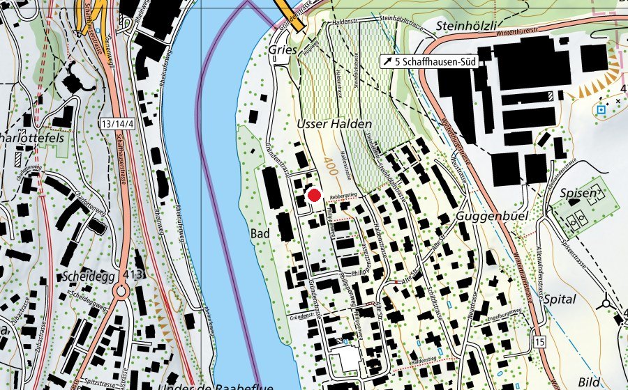 Mappa con la posizione di Kindergarten Usser Gründen (Scuola dell’infanzia)