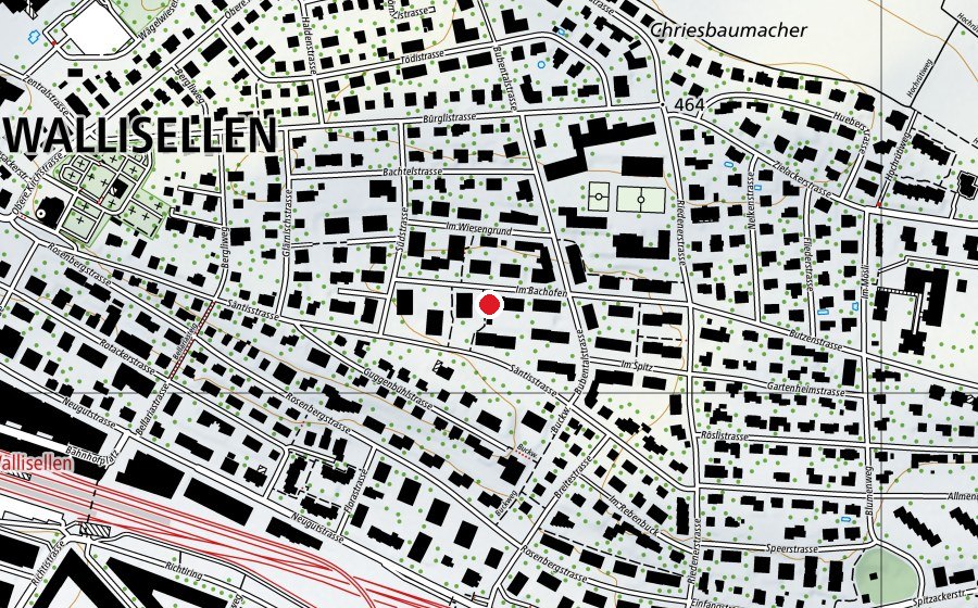 Mappa con la posizione di Kindergarten Waldburger (Scuola dell’infanzia)