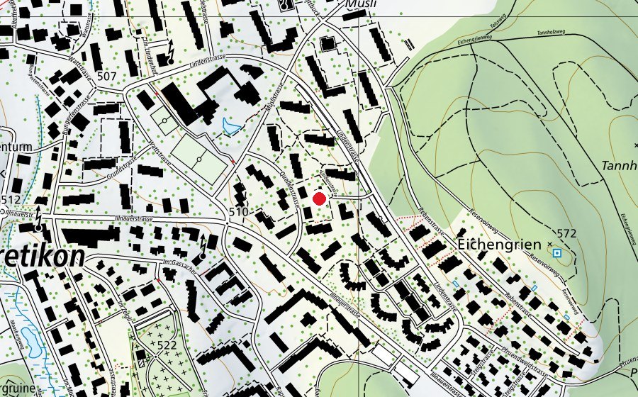 Mappa con la posizione di Kindergarten Wattbuck (Scuola dell’infanzia)