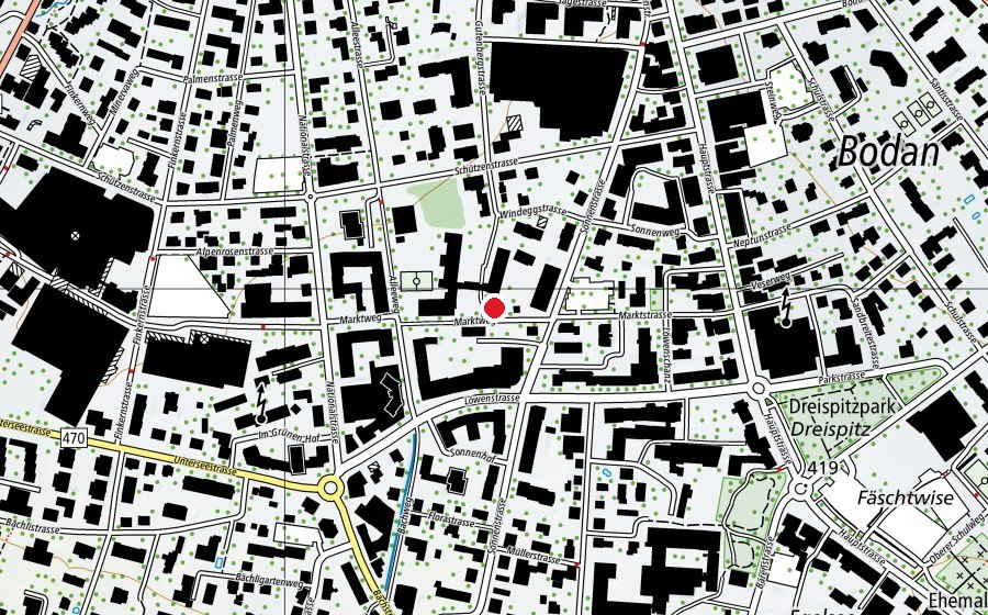 Map showing the location of Kindergarten Wehrli (Kindergarten)