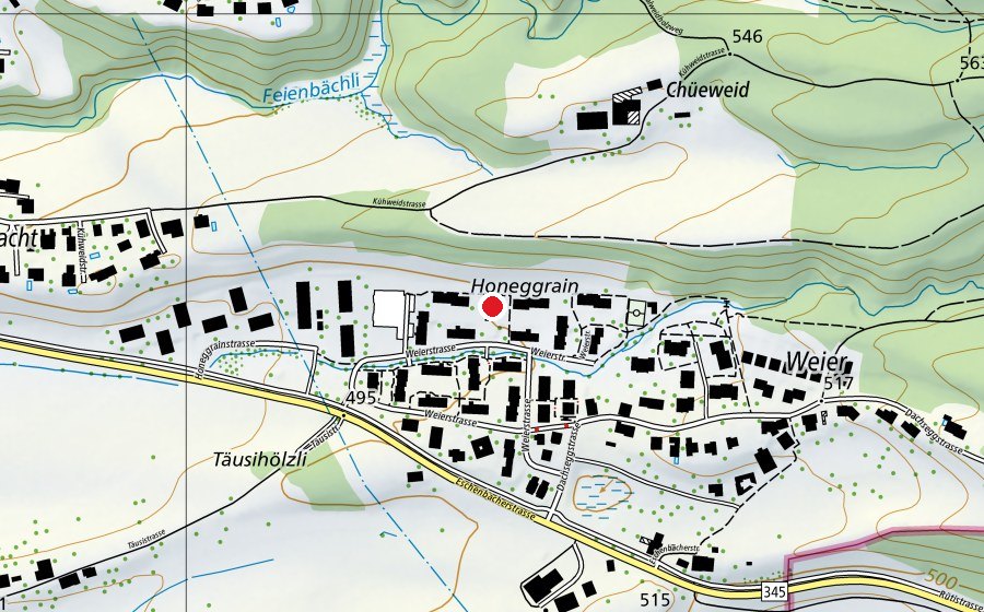 Mappa con la posizione di Kindergarten Weier (Scuola dell’infanzia)