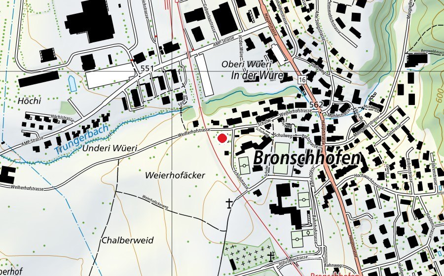 Mappa con la posizione di Kindergarten Weierhof (Scuola dell’infanzia)