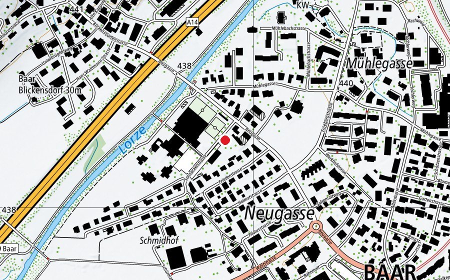 Mappa con la posizione di Kindergarten Wiesental (Scuola dell’infanzia)