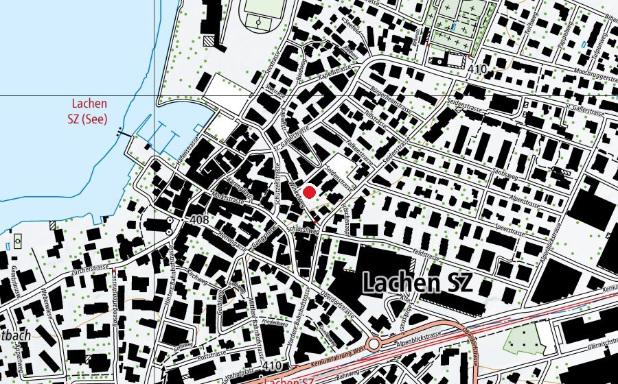 Map showing the location of Kindergarten Winkelweg (Kindergarten)