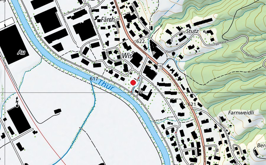 Mappa con la posizione di Kindergarten Wis (Scuola dell’infanzia)