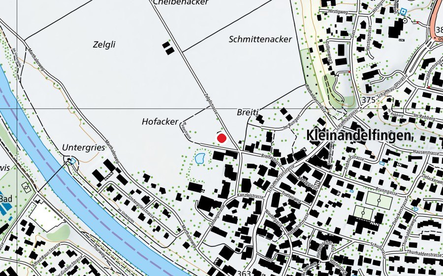Mappa con la posizione di Kindergarten Zelgli (Scuola dell’infanzia)