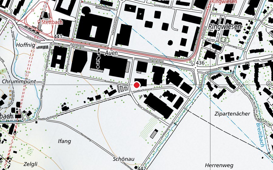 Carte indiquant l’emplacement de Kinderhaus Imago (École enfantine)