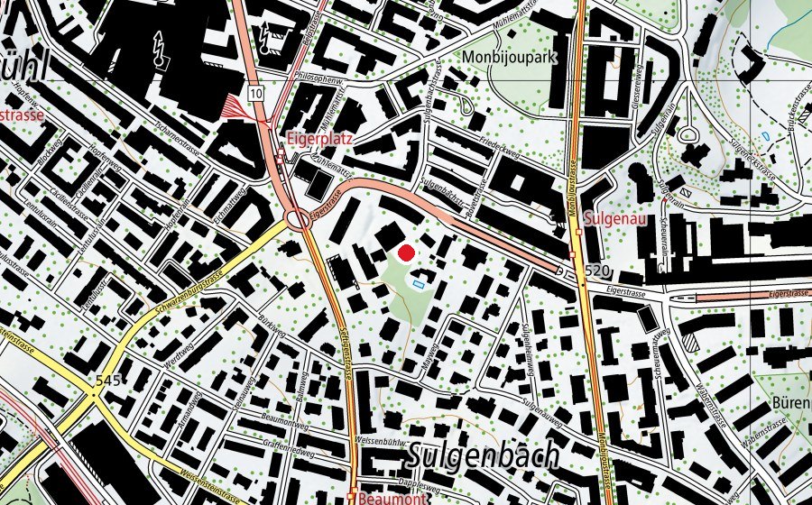 Carte indiquant l’emplacement de Kinderhaus Vogelflug (École enfantine)