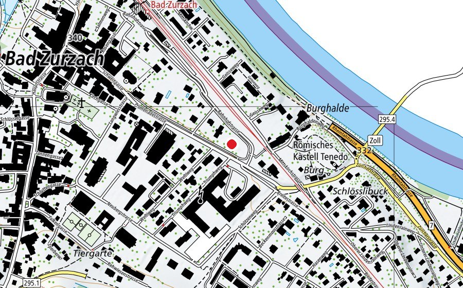 Mappa con la posizione di Kinderhort Cheschtenebaum (Scuola dell’infanzia)