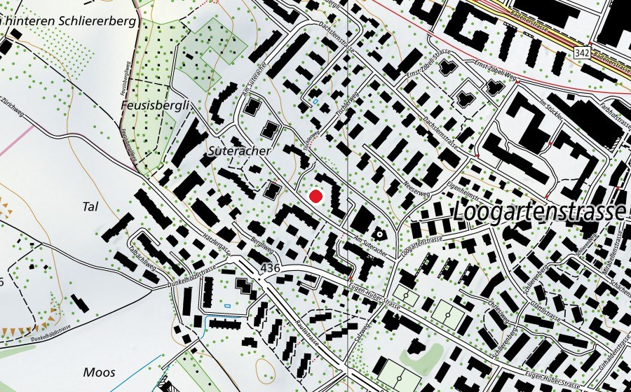 Mappa con la posizione di Kinderhort Loogarten 3 (Scuola dell’infanzia)