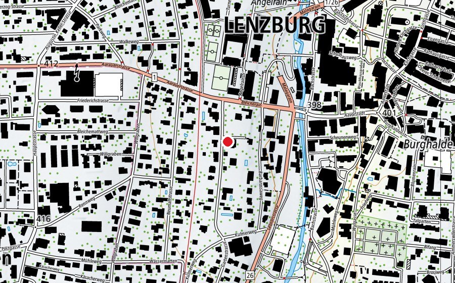 Mappa con la posizione di Kinderkrippe Babyhuus (Scuola dell’infanzia)