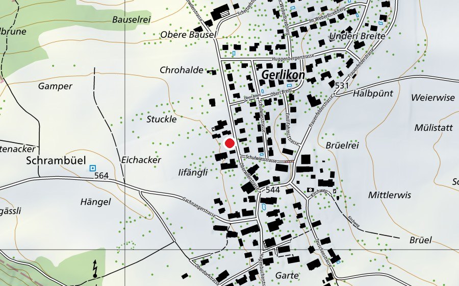 Carte indiquant l’emplacement de Kindertagesstätte Bärenhöhle (École enfantine)