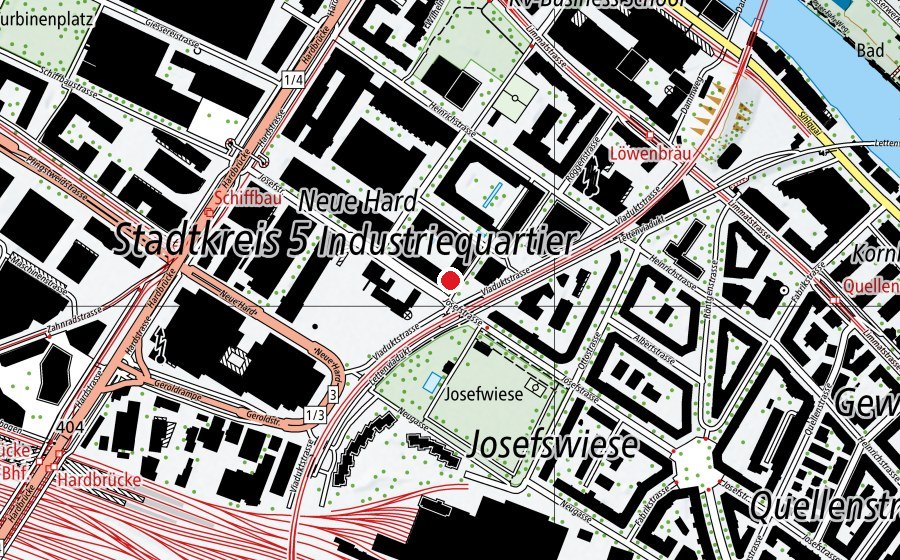 Map showing the location of Kindertagesstätte Regenbogen (Kindergarten)