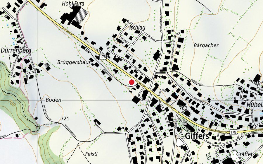 Mappa con la posizione di Kita Ärgera-Zwärg (Scuola dell’infanzia)