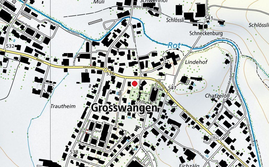 Mappa con la posizione di Kita Gwundernase (Scuola dell’infanzia)