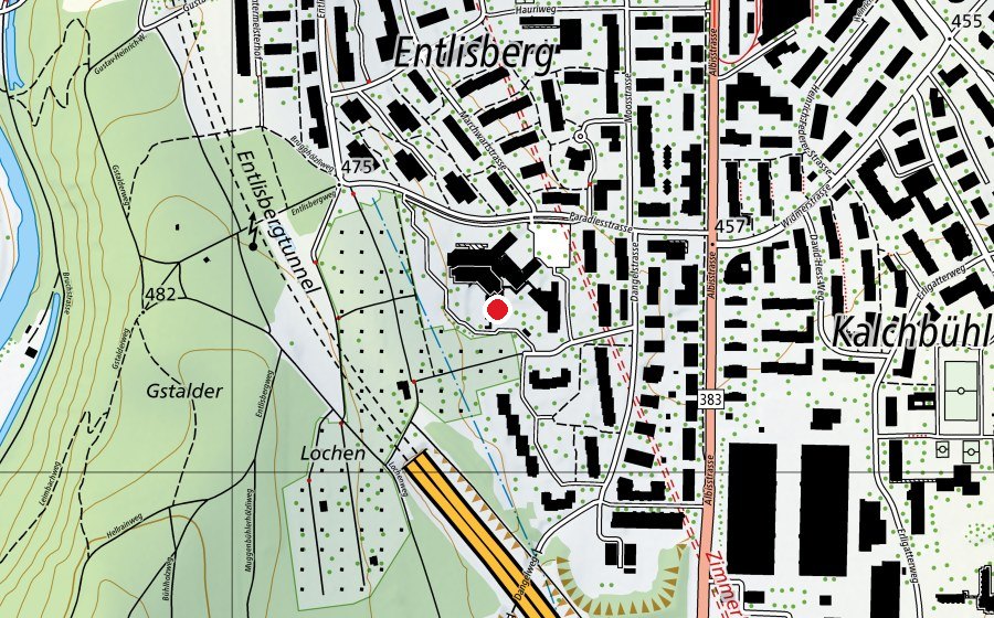 Mappa con la posizione di Kita Paradies (Scuola dell’infanzia)