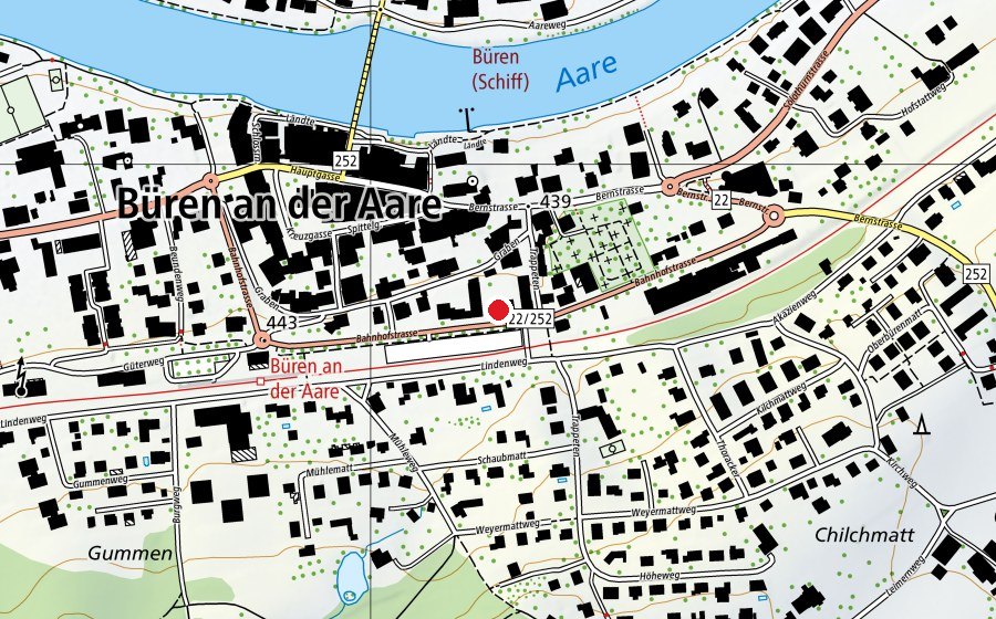 Carte indiquant l’emplacement de KiTa Pepe (École enfantine)