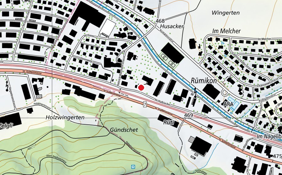 Mappa con la posizione di KiTa Tartaruga (Scuola dell’infanzia)