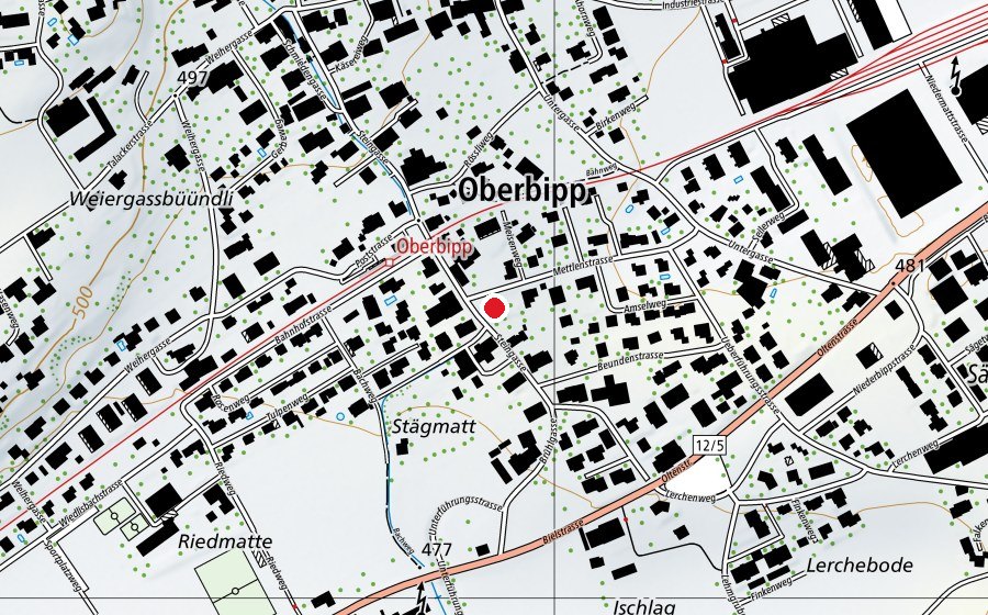 Map showing the location of Kita TIQ TAQ (Kindergarten)