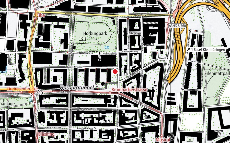 Mappa con la posizione di Kita Wiesenschanzweg (Scuola dell’infanzia)