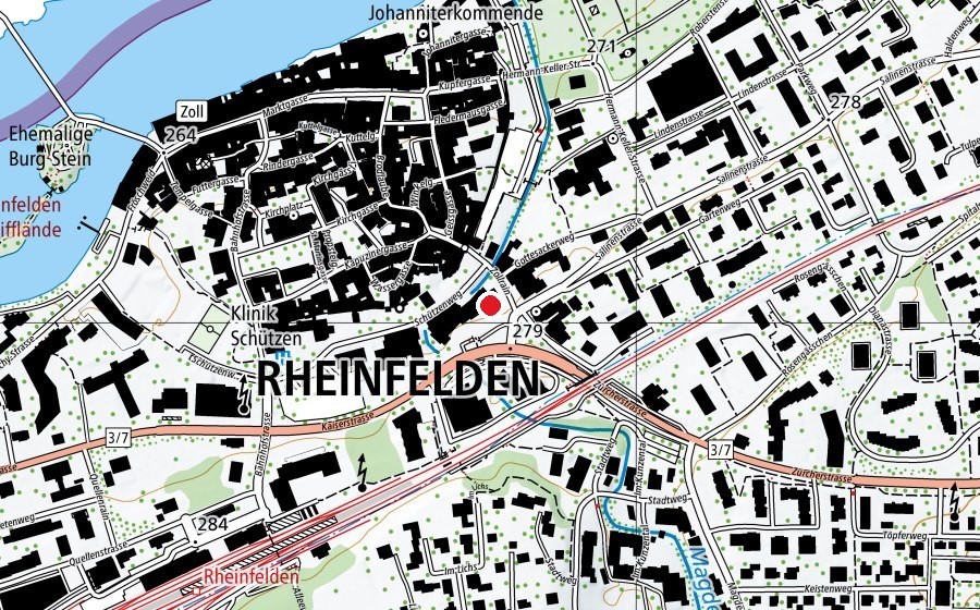 Map showing the location of KITA Zottelbär (Kindergarten)