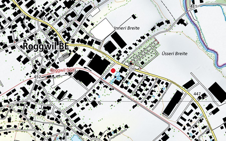 Carte indiquant l’emplacement de kitaRo (École enfantine)