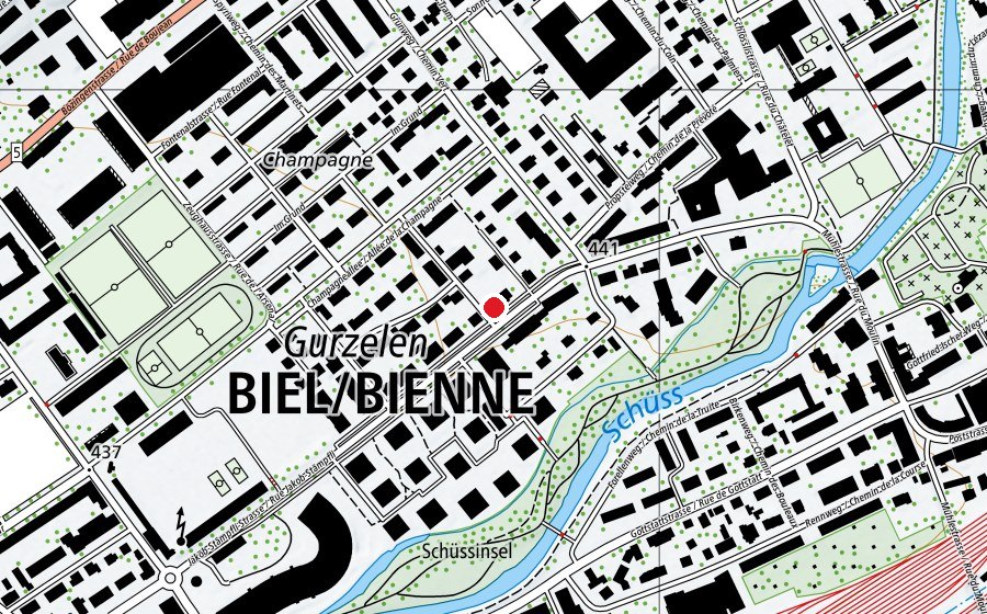 Mappa con la posizione di Krippe - Crèche Memory (Scuola dell’infanzia)