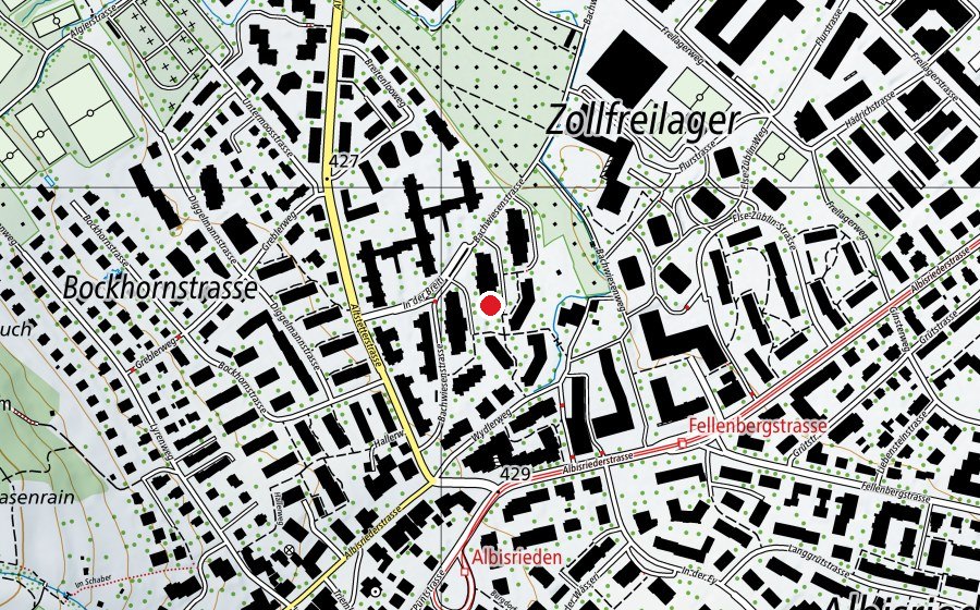 Karte mit dem Standort von Krippe Schmetterling (Kindergarten)