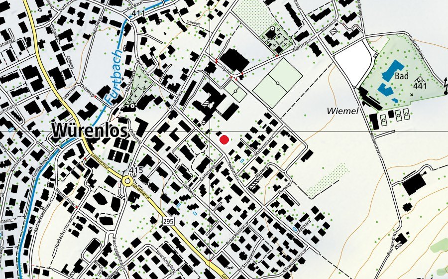 Mappa con la posizione di Ländli (Scuola dell’infanzia)