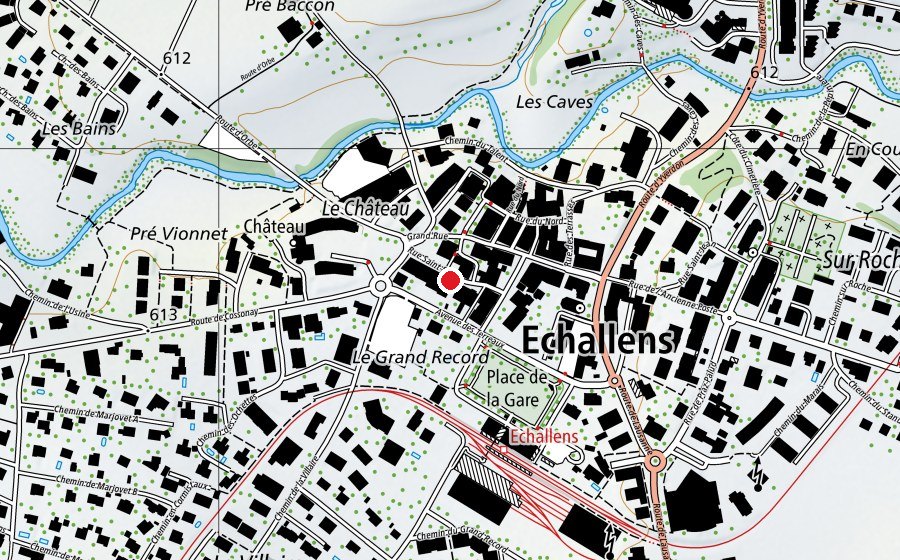 Mappa con la posizione di Le Caméléon (Scuola dell’infanzia)