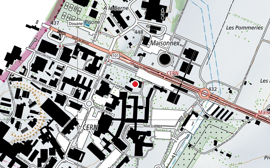 Mappa con la posizione di Le Jardin des Particules (Scuola dell’infanzia)