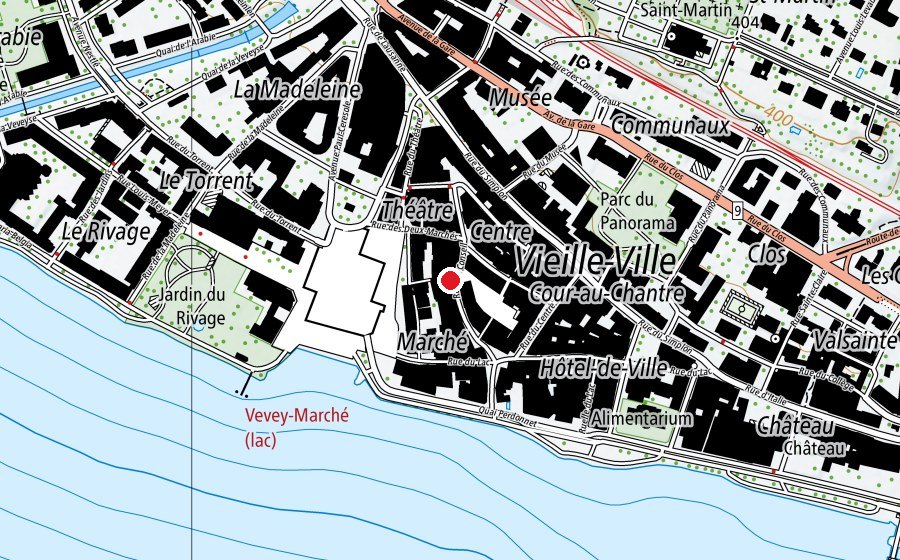 Mappa con la posizione di Les Galopins (Scuola dell’infanzia)