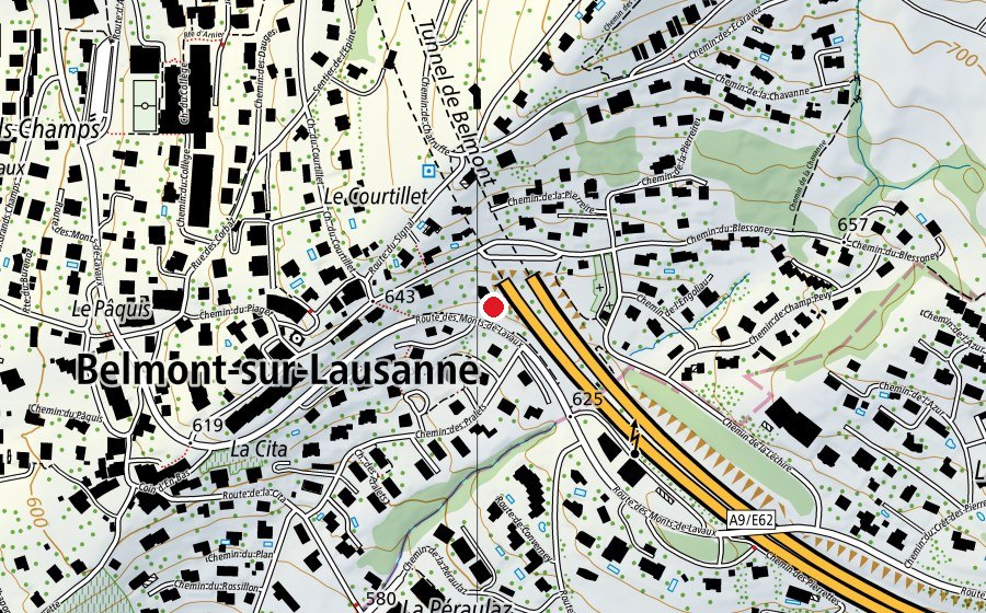 Mappa con la posizione di Les Moussaillons (Scuola dell’infanzia)