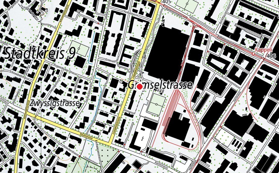 Carte indiquant l’emplacement de Mittag-/AbendhortAltstetter 4 (École enfantine)