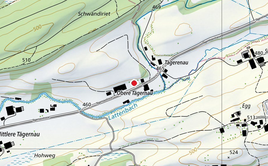 Map showing the location of Naturkindergarten Waldfüx (Kindergarten)
