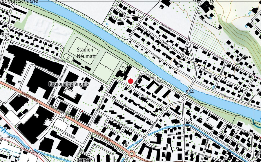 Mappa con la posizione di Neumatt 1 (Scuola dell’infanzia)