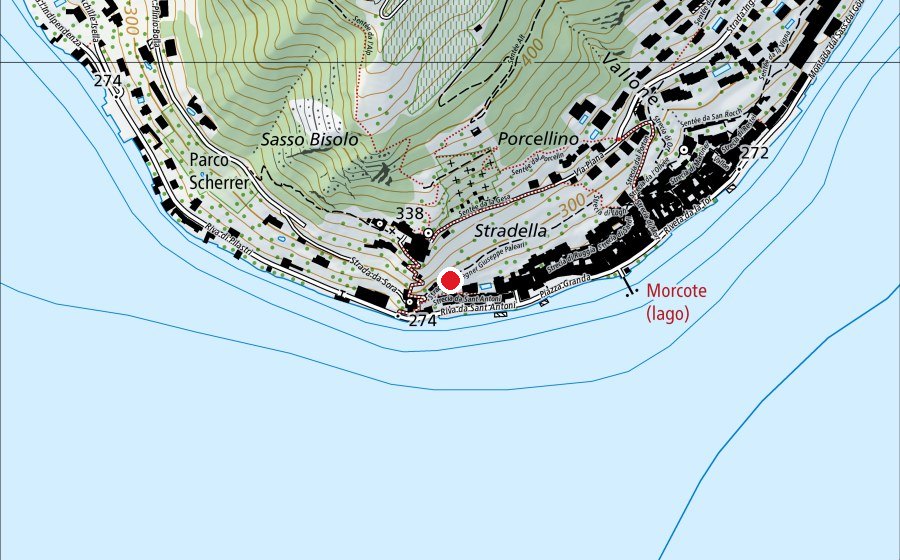 Map showing the location of Scuola dell'Infanzia (Kindergarten)