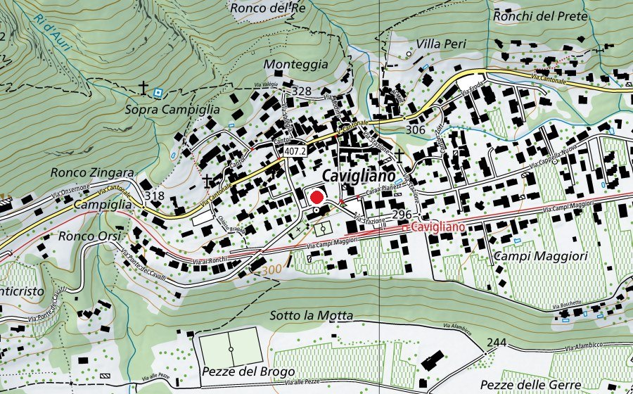 Carte indiquant l’emplacement de Scuola dell'Infanzia (École enfantine)