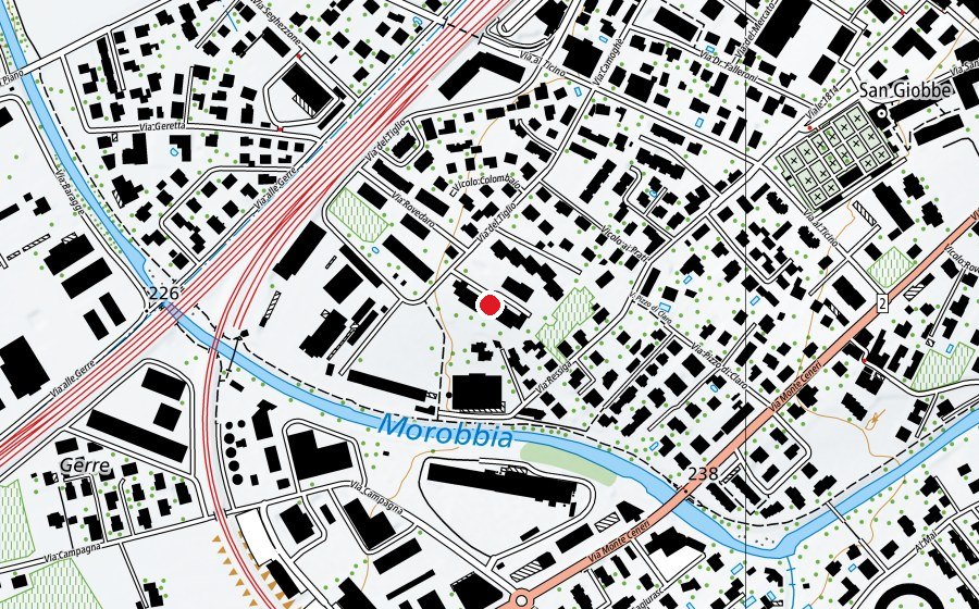 Mappa con la posizione di Scuola dell’infanzia via del Tiglio (Scuola dell’infanzia)
