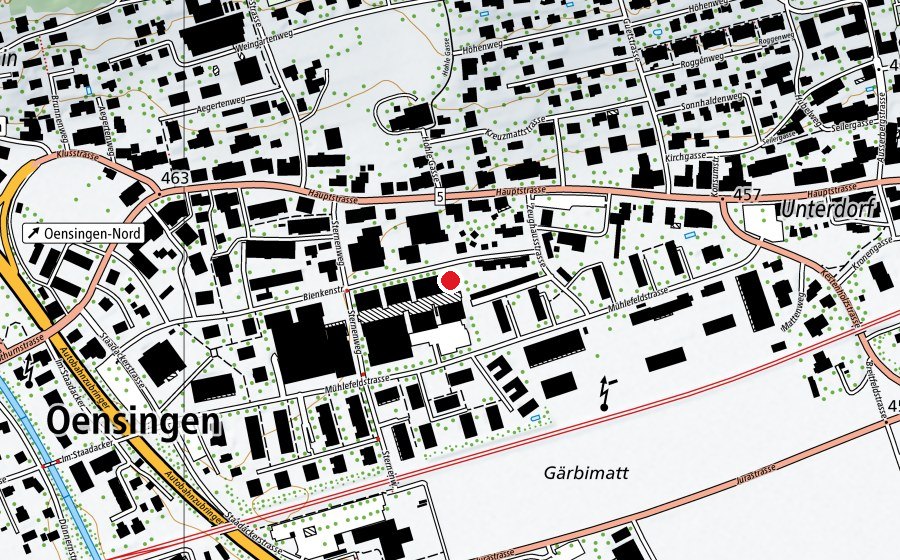 Carte indiquant l’emplacement de SmallFoot Kita (École enfantine)