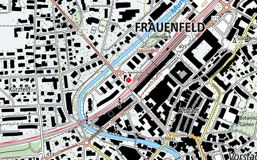 Mappa con la posizione di Spielgruppe Elternverein Frauenfeld (Scuola dell’infanzia)