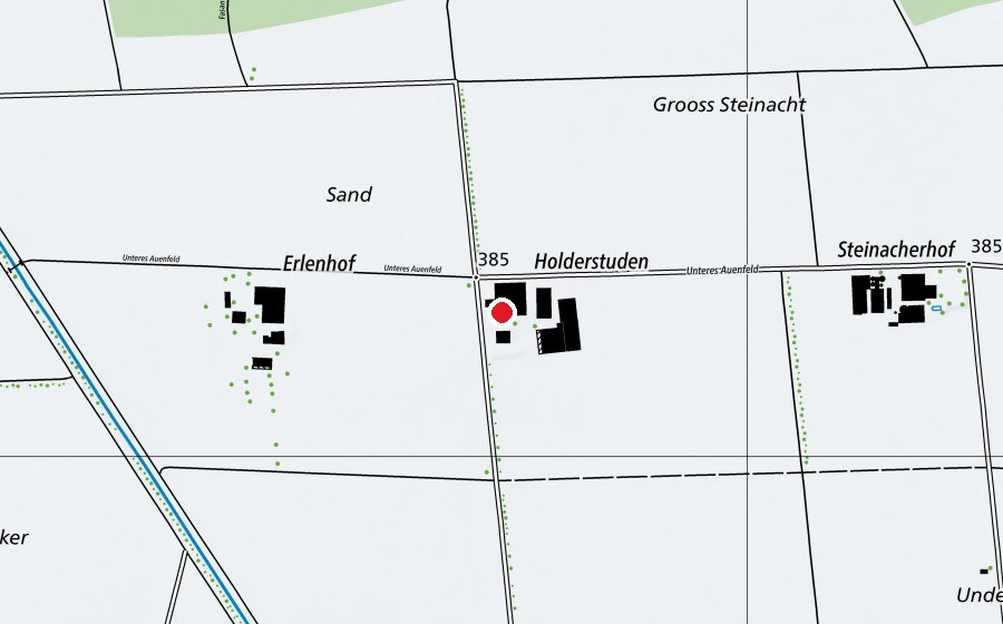 Mappa con la posizione di Spielgruppe Erdbeerhüüsli (Scuola dell’infanzia)
